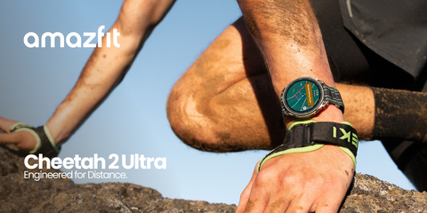 专为超长距离越野跑与山地赛事而生，Cheetah 2 Ultra 融合超长续航、精准导航及先进训练洞察功能，助力跑者征服更远距离，从容应对更高强度挑战。